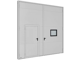 Распашные гаражные ворота SG-SS 2000x2000